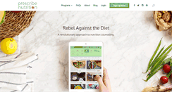 Desktop Screenshot of prescribe-nutrition.com
